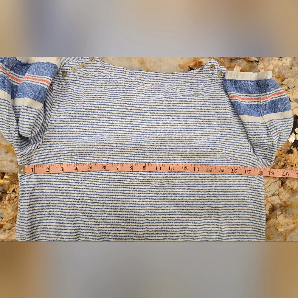 Anthropologie Maeve Sullivan Stripe Top Size XS - Picture 6 of 9